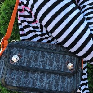 Authentic Christian Dior flight bag